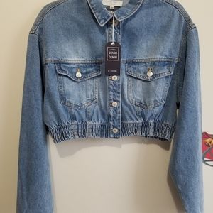 Women fashion jeans jacket size M